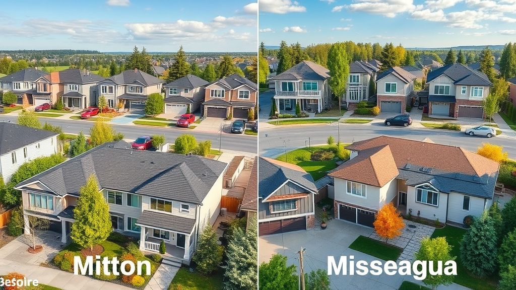 Why Choosing Between Milton and Mississauga Could be Your Biggest Real Estate Decision