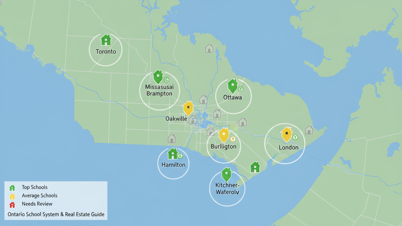 How is the school system in different Ontario
cities?