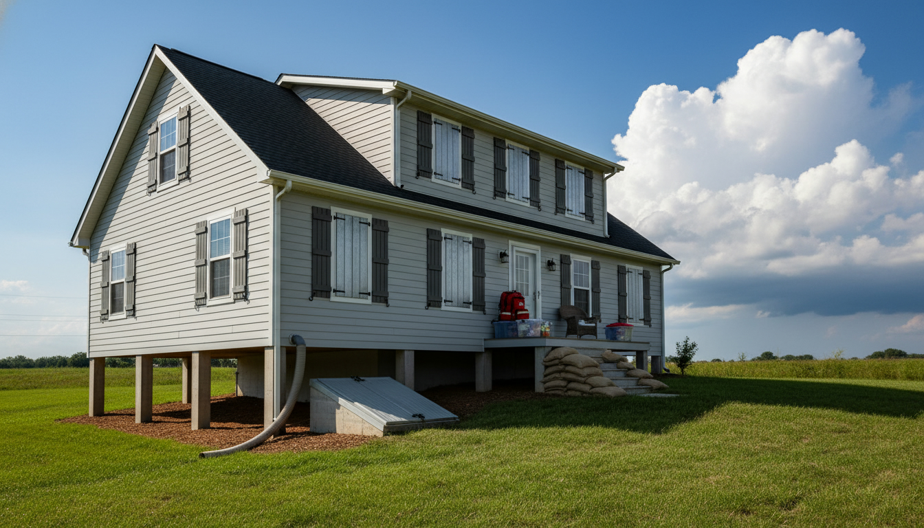How do I protect my home against floods and
natural disasters?