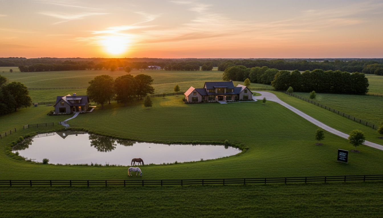 What attracts buyers to rural properties?