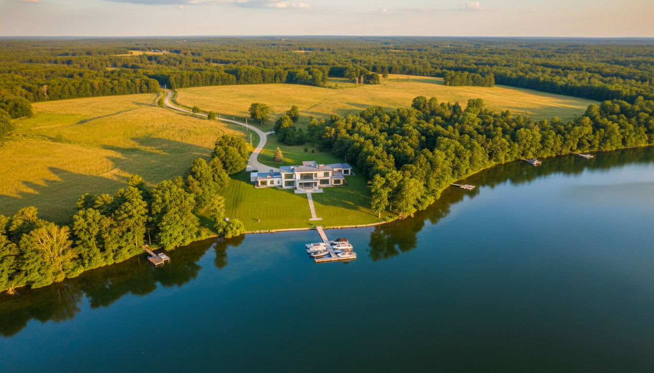 Do drone videos help sell rural or lakefront homes?