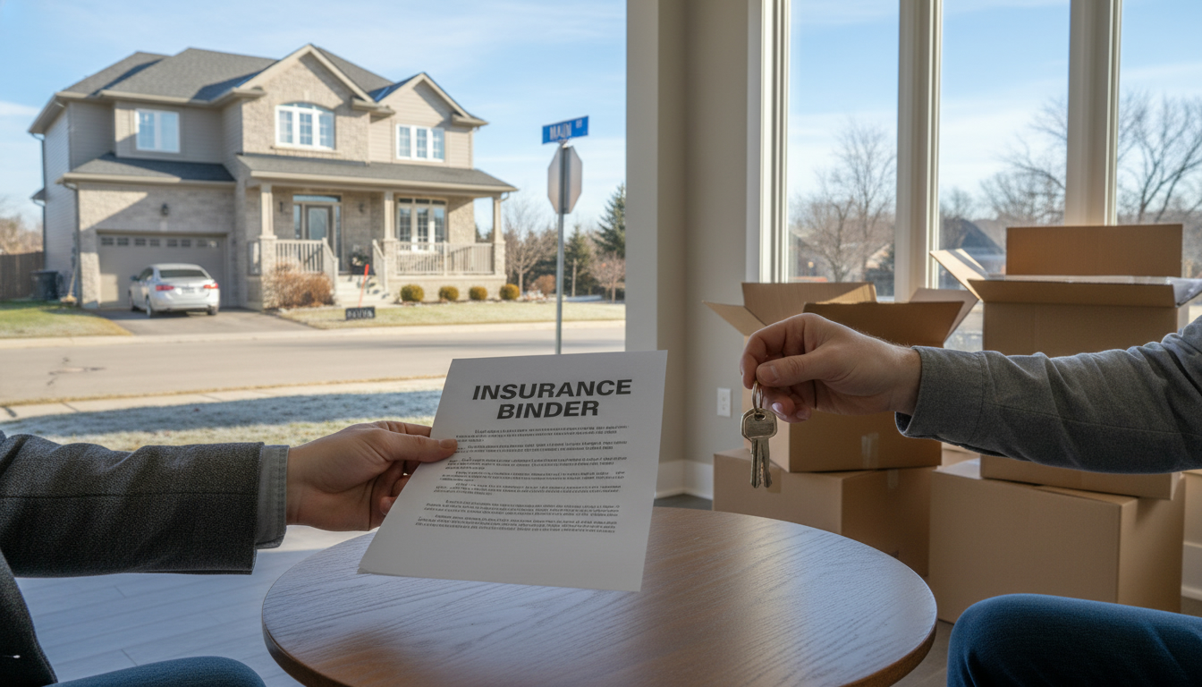 How do I set up home insurance before closing?
