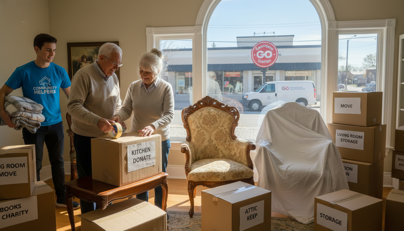 Selling Your Georgetown Home? What Do You Do With 30+ Years of Belongings (Simple Plan for 55+ Sellers)