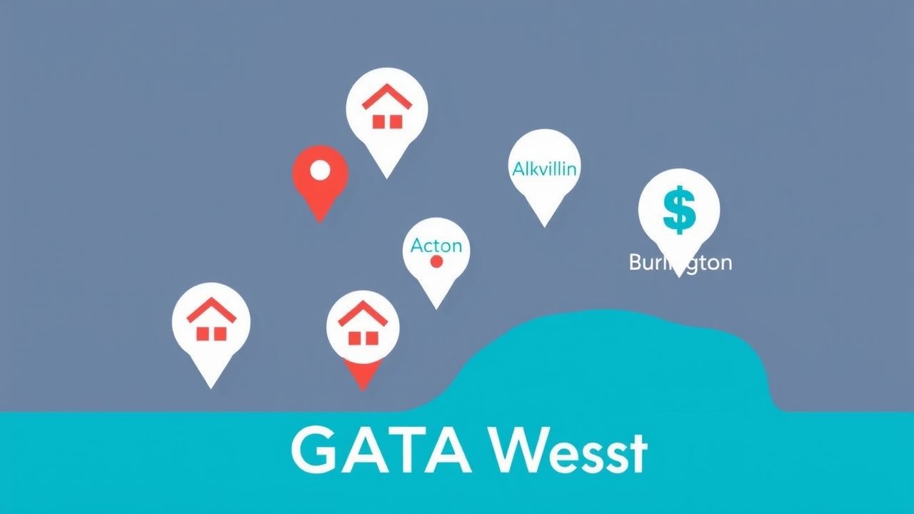 {"prompt":"A clean, modern graphic featuring a stylized map pinpointing Georgetown, Milton, Guelph, Acton, Oakville, and Burlington within the GTA West region. Overlay subtle icons representing houses and money symbols. Use a professional but approachable colour palette. No people or text on the image.","originalPrompt":"A clean, modern graphic featuring a stylized map pinpointing Georgetown, Milton, Guelph, Acton, Oakville, and Burlington within the GTA West region. Overlay subtle icons representing houses and money symbols. Use a professional but approachable colour palette. No people or text on the image.","width":1280,"height":720,"seed":42,"model":"flux","enhance":false,"nologo":true,"negative_prompt":"worst quality, blurry","nofeed":false,"safe":false,"isMature":false,"isChild":false}