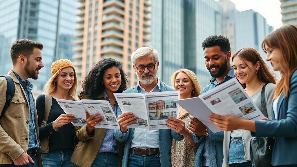 {"prompt":"Create an image of a diverse group of people looking at real estate listings in a bustling urban setting, with modern high-rise buildings in the background.","originalPrompt":"Create an image of a diverse group of people looking at real estate listings in a bustling urban setting, with modern high-rise buildings in the background.","width":1024,"height":576,"seed":42,"model":"flux","enhance":false,"nologo":true,"negative_prompt":"undefined","nofeed":false,"safe":false,"quality":"medium","image":[],"transparent":false,"isMature":false,"isChild":false}