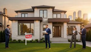 Competitive buyers vying for a sold home with agent holding offers