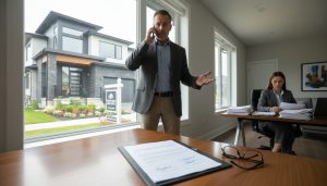 Georgetown home sale contract with homeowner and lawyer discussing private sale under contract