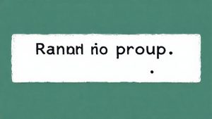 Gibberish text on green background.