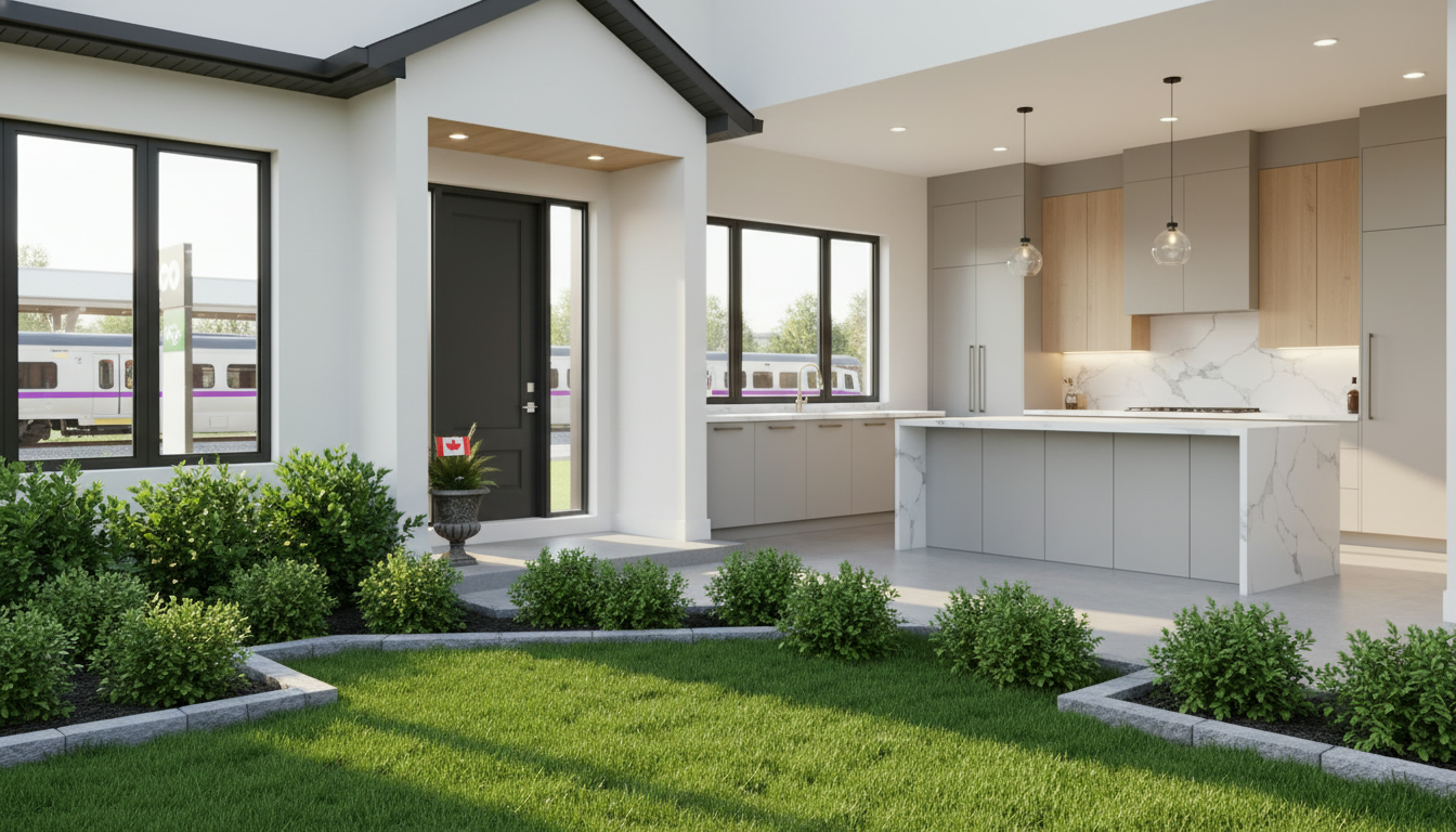 Renovated Georgetown Ontario home with modern kitchen and updated curb appeal