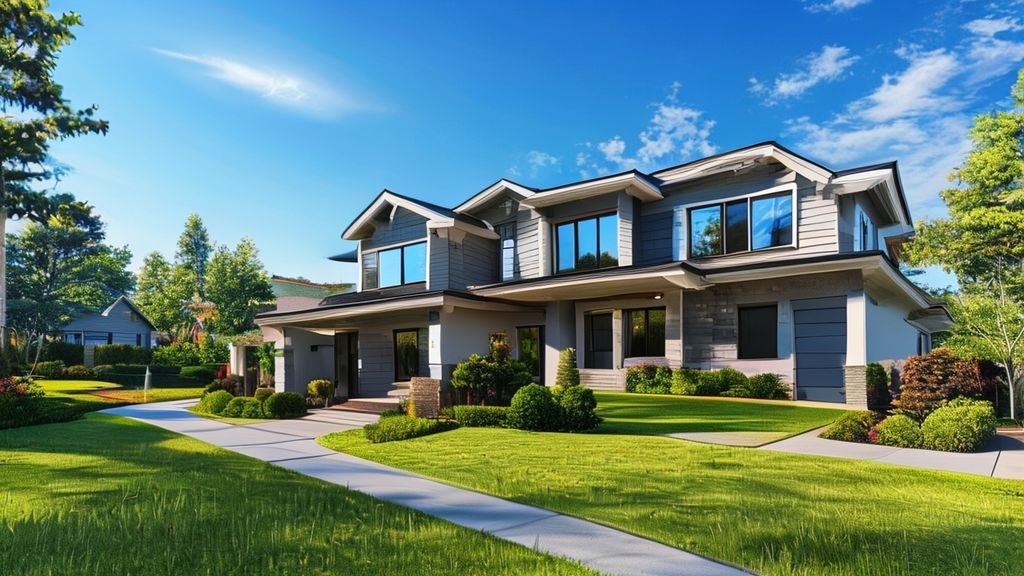 {"prompt":"Create an AI-generated image of a modern home in the Greater Toronto Area, showcasing a suburban neighborhood with well-manicured lawns and a clear blue sky.","originalPrompt":"Create an AI-generated image of a modern home in the Greater Toronto Area, showcasing a suburban neighborhood with well-manicured lawns and a clear blue sky.","width":1344,"height":768,"seed":42,"model":"sana","enhance":false,"nologo":true,"negative_prompt":"undefined","nofeed":false,"safe":false,"quality":"medium","image":[],"transparent":false,"has_nsfw_concept":false,"concept":[],"trackingData":{"actualModel":"sana","usage":{"completionImageTokens":1,"totalTokenCount":1}}}