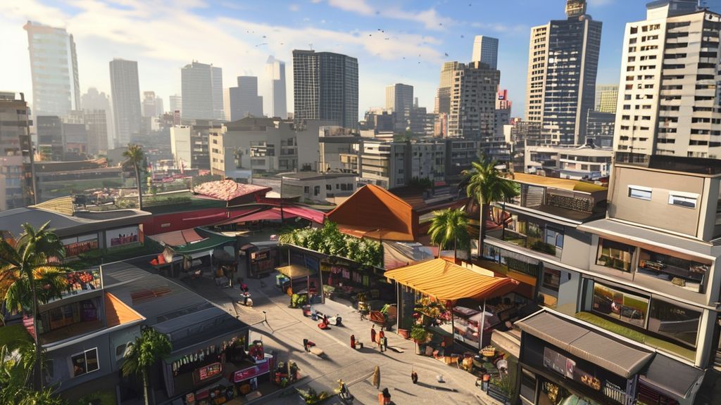 {"prompt":"Create a dynamic image of a cityscape representing the GTA with modern homes and a bustling market atmosphere, without any text or children.","originalPrompt":"Create a dynamic image of a cityscape representing the GTA with modern homes and a bustling market atmosphere, without any text or children.","width":1344,"height":768,"seed":42,"model":"sana","enhance":false,"nologo":true,"negative_prompt":"undefined","nofeed":false,"safe":false,"quality":"medium","image":[],"transparent":false,"has_nsfw_concept":false,"concept":[],"trackingData":{"actualModel":"sana","usage":{"completionImageTokens":1,"totalTokenCount":1}}}