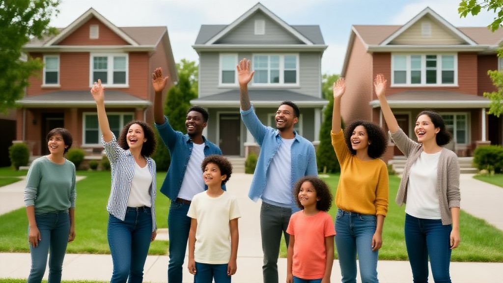 {"prompt":"Generate an image of a diverse group of families and young professionals excitedly viewing homes in vibrant GTA neighborhoods.","originalPrompt":"Generate an image of a diverse group of families and young professionals excitedly viewing homes in vibrant GTA neighborhoods.","width":1360,"height":768,"seed":42,"model":"sana","enhance":false,"nologo":true,"negative_prompt":"undefined","nofeed":false,"safe":false,"quality":"medium","image":[],"transparent":false,"has_nsfw_concept":false,"concept":[],"trackingData":{"actualModel":"sana","usage":{"completionImageTokens":1,"totalTokenCount":1}}}